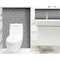 Homeroots 4 x 4 in. Tulipa Gray & White Peel & Stick Removable Tiles 399895 - alternate 5